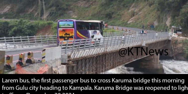Traffic Resumes on Karuma Bridge