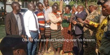 Three Guns Voluntarily Surrendered in Kotido