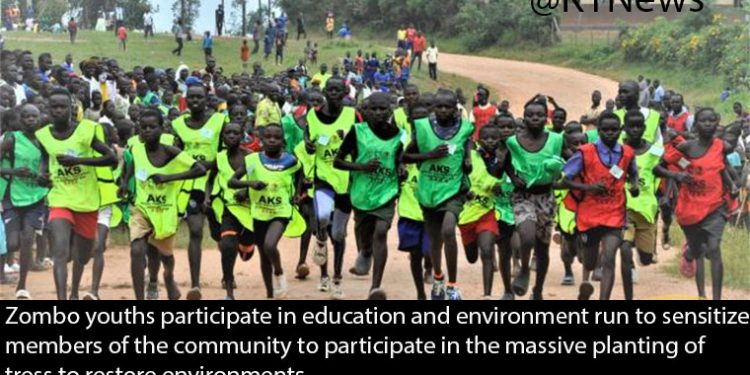 Zombo Youths Mobilize for Environmental Run to Combat Climate Change