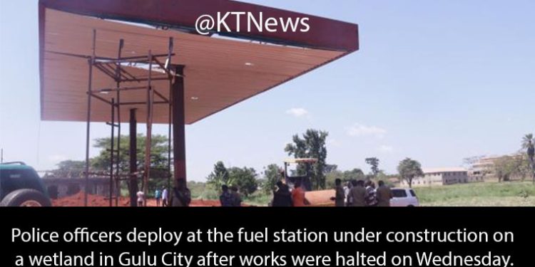 Businessman Arrested Over Constructing Fuel Station in Gulu Wetland
