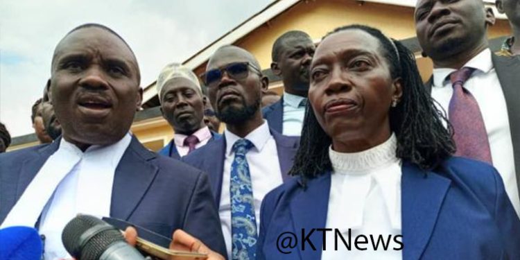 Martha Karua Protests Rigorous Body Searches at Court Martial