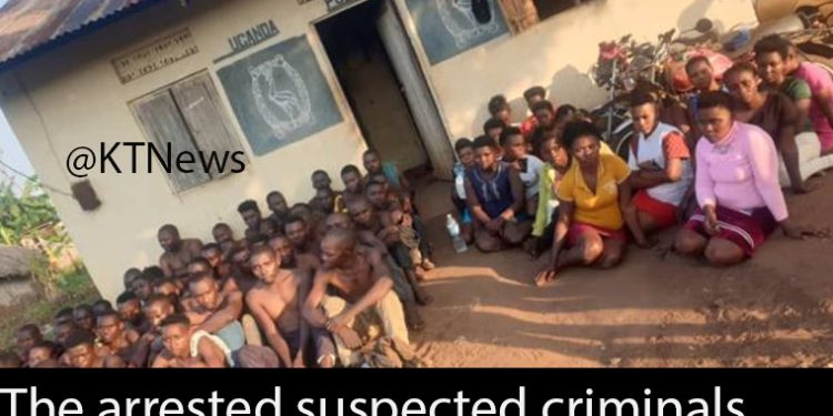 64 Suspected Criminals Arrested in Kakumiro