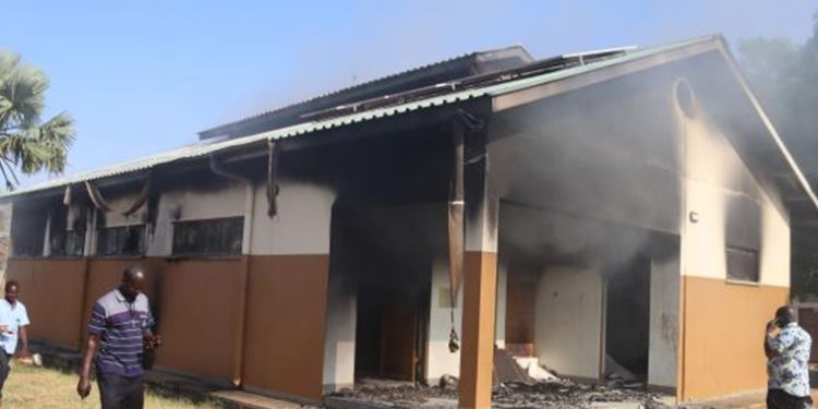 Atiak Health Center IV Drug Store Catches Fire