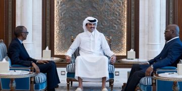 Kagame, Tshisekedi Meet Before Qatari Leader