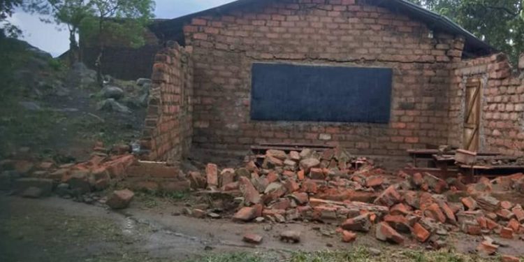 Storm Destroys Sebino Primary School
