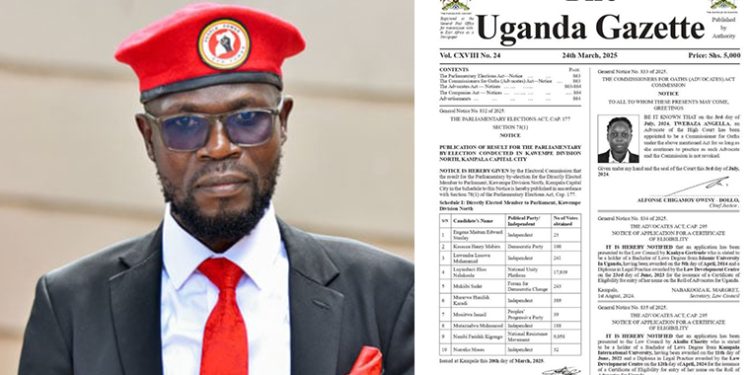 Kawempe North MP-Elect Elias Nalukoola Officially Gazetted