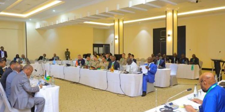 Somalia Peace Keeping Troops Commanders Meet for Mission Evaluation