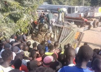Prado Driver Trapped as Fish-Laden Trailer Detaches and Rolls in Arua