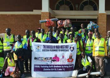 Over 50 Pilgrims Flagged Off from Madi West Nile for Walk to Namugongo