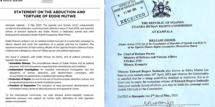 Wangadya Orders Muhoozi to release Eddie Mutwe