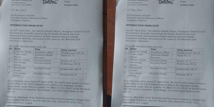 Ntungamo Prinicipal Human Resource Officer Interdicted Over Misconduct