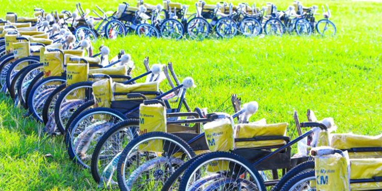 Government Chief Whip Obua Donates Wheelchairs to PWDs in Alebtong