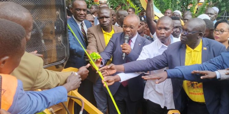 Minister Magyezi Commissions UGX 1.2B Motor Grader for Arua City