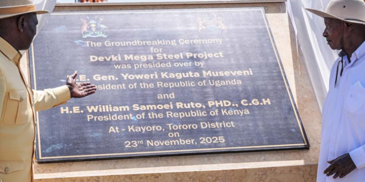 Museveni and Ruto Break Ground for Steel Plant in Tororo