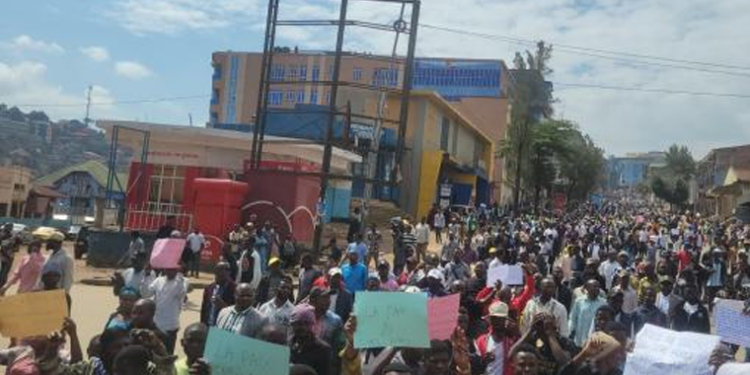 DRC Gov’t: Civilians Forced to Protest against M23 Withdrawal from Uvira