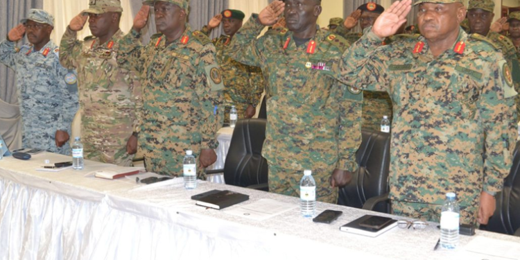 UPDF General Court Martial Fully Constituted as Members Take Oath at Supreme Court