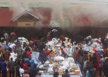 Traders Count Losses as Fire Guts Commercial Building in Kabale