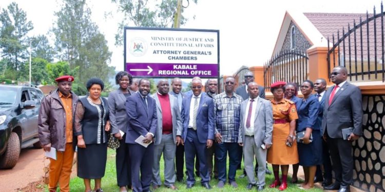 Chief Justice Flavian Zeija Commissions Kabale Regional Justice Office