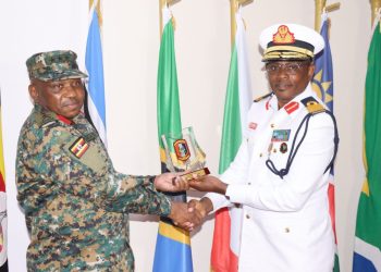 Tanzanian Defence College Delegation in Uganda for Strategic Training Exercise