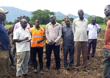 Omona Courts Agoro Farmers to Shift to High-Value Crops as Irrigation Scheme Nears Completion