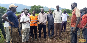 Omona Courts Agoro Farmers to Shift to High-Value Crops as Irrigation Scheme Nears Completion