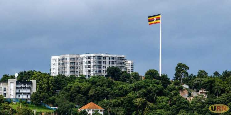 UPDF Elevates National Symbolism With Giant Skyline Flag