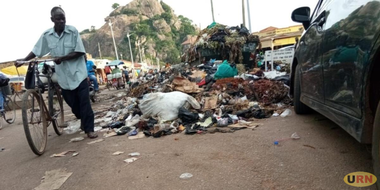 Health Fears Rise as Heaps of Garbage Seal Off Soroti Main Market Street