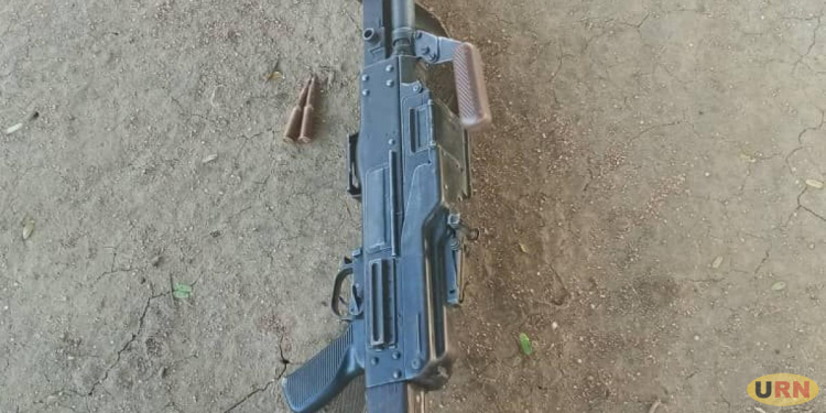 Joint Security Forces Recover Stolen PKM Machine Gun in Kotido