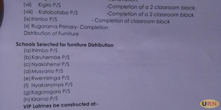 Rukungiri District Allocates Major Education Funding to Upgrade Over 30 Schools in 2026/27 Budget