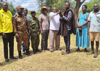 Warrior Surrenders Gun to Priest as Kotido Crackdown Intensifies