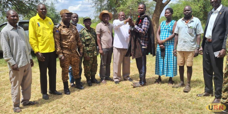 Warrior Surrenders Gun to Priest as Kotido Crackdown Intensifies