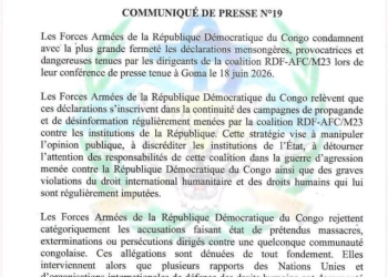 FARDC Rejects M23/AFC Claims of Civilian Massacres in Eastern DRC