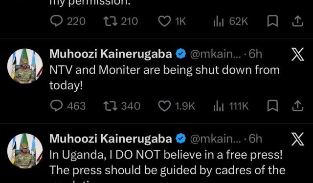 Armed Security Surrounds NMG Uganda as Muhoozi Shut Down Threats Force Outlets Off Air