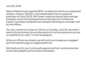 NMG Uganda Confirms Offices Inaccessible After Overnight Military Raid  Crime  Business and finance  Media