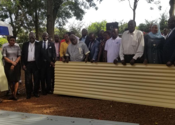 Jinja Receives Iron Sheets for Asbestos Roof Replacement