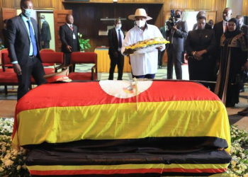 Museveni Makes Rare Appearance in Parliament to Honour Gen. Moses Ali