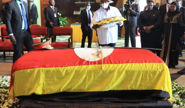 Museveni Makes Rare Appearance in Parliament to Honour Gen. Moses Ali