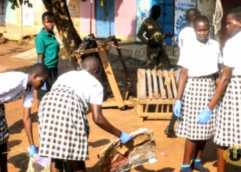 Kwania Residents Turn Out for National Cleaning Day