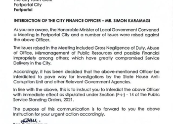 Fort Portal City Finance Officer Interdicted over Alleged Mismanagement of Public Resources