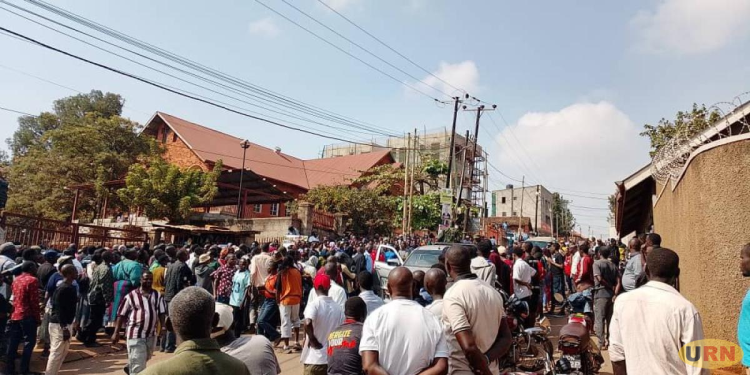 Stampede at Kyebando Polling Station as Rival Candidates’ Supporters Clash Over Voter Access