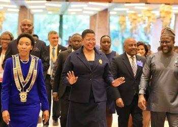 Rotarians Stuck with Anita Among’s Pledge of Ugx1bn