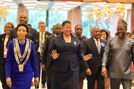 Rotarians Stuck with Anita Among’s Pledge of Ugx1bn