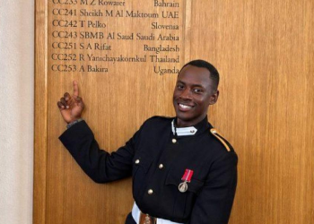 Ugandan Cadet Andrew Bakira Wins Sandhurst International Sword as Gen. Muhoozi’s Son Ruhamya Graduates