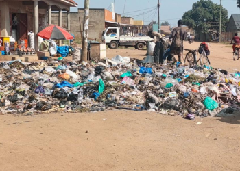Luwero Garbage Site Fire Destroys Two Houses