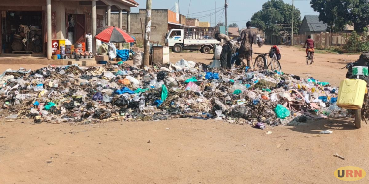 Luwero Garbage Site Fire Destroys Two Houses