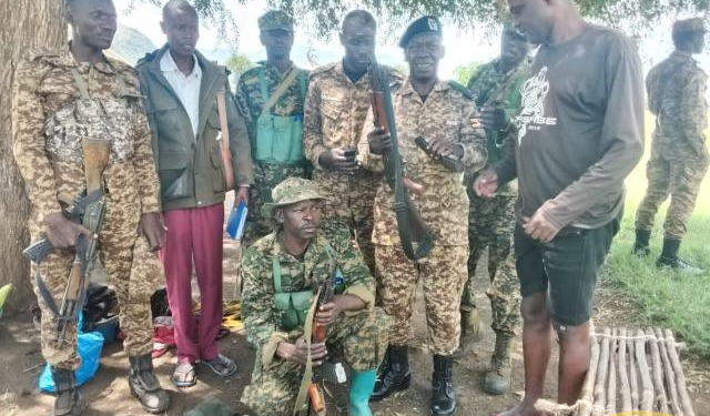 Sub Machinegun Recovered in Shootout Between Security and Criminal Warriors in Karenga