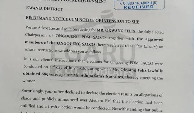 Ongoceng PDM SACCO Election Dispute Heads to Court