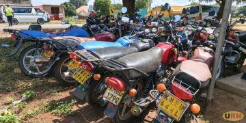 URA Stranded With Unclaimed Foreign Motorbikes in Soroti