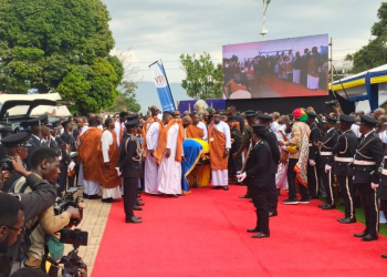 Thousands Mourn King Oyo at Funeral Ceremony in Fort Portal