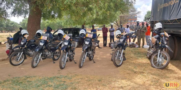 49 Motorcycles Deployed to Strengthen Policing in Mt Moroto Region